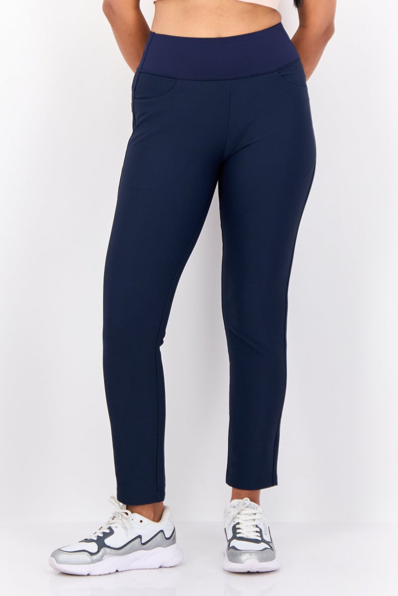PUMA Women Sportswear Fit Training Track Pants, Navy - Image 1