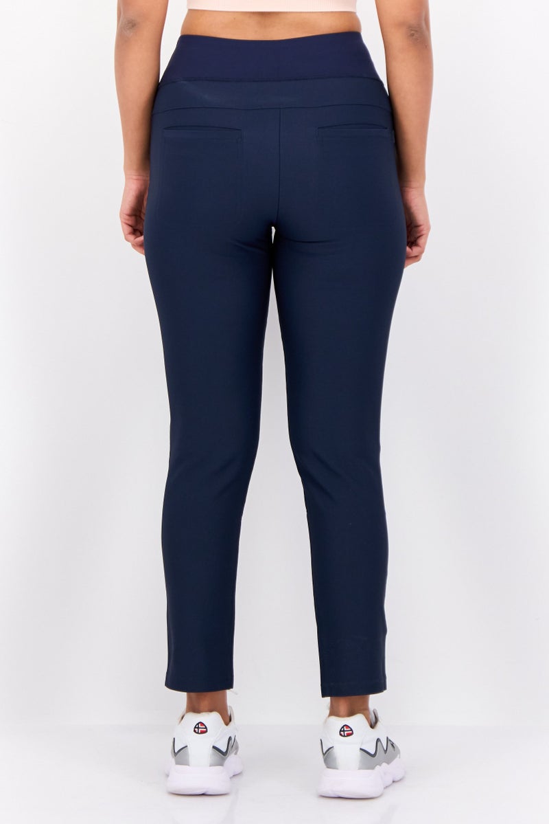 PUMA Women Sportswear Fit Training Track Pants, Navy - Image 2