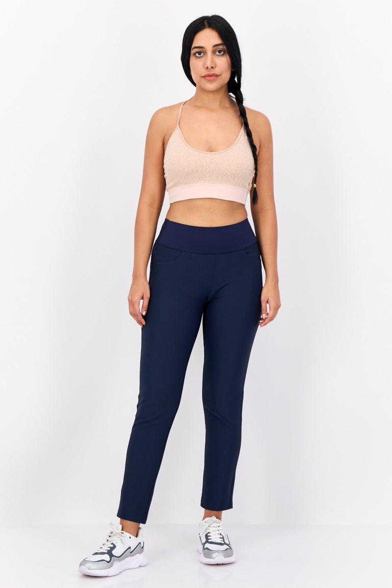 PUMA Women Sportswear Fit Training Track Pants, Navy - Image 4