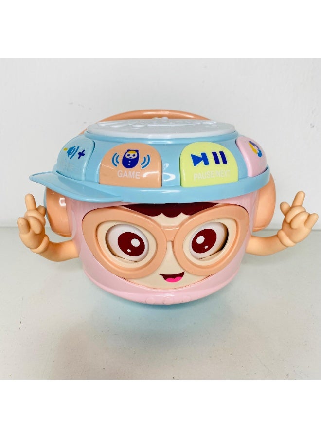 Daddydoo Music Drum - Tumbler Music Drum Toy for Kids - Interactive Musical Drum with Lights, Sounds, and Motion | Educational Learning Toy for Toddlers | Daddydoo - Image 2