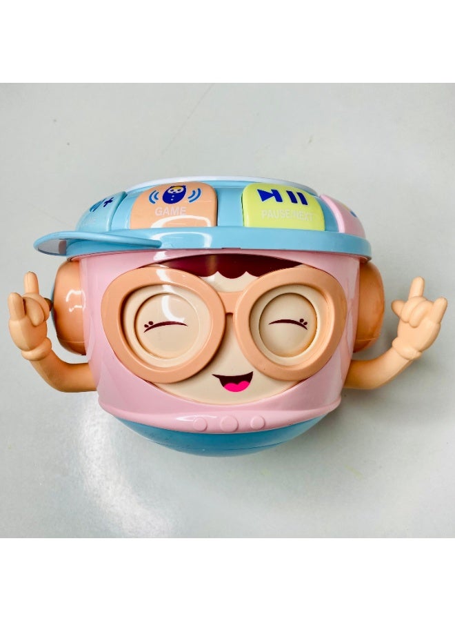 Daddydoo Music Drum - Tumbler Music Drum Toy for Kids - Interactive Musical Drum with Lights, Sounds, and Motion | Educational Learning Toy for Toddlers | Daddydoo - Image 4