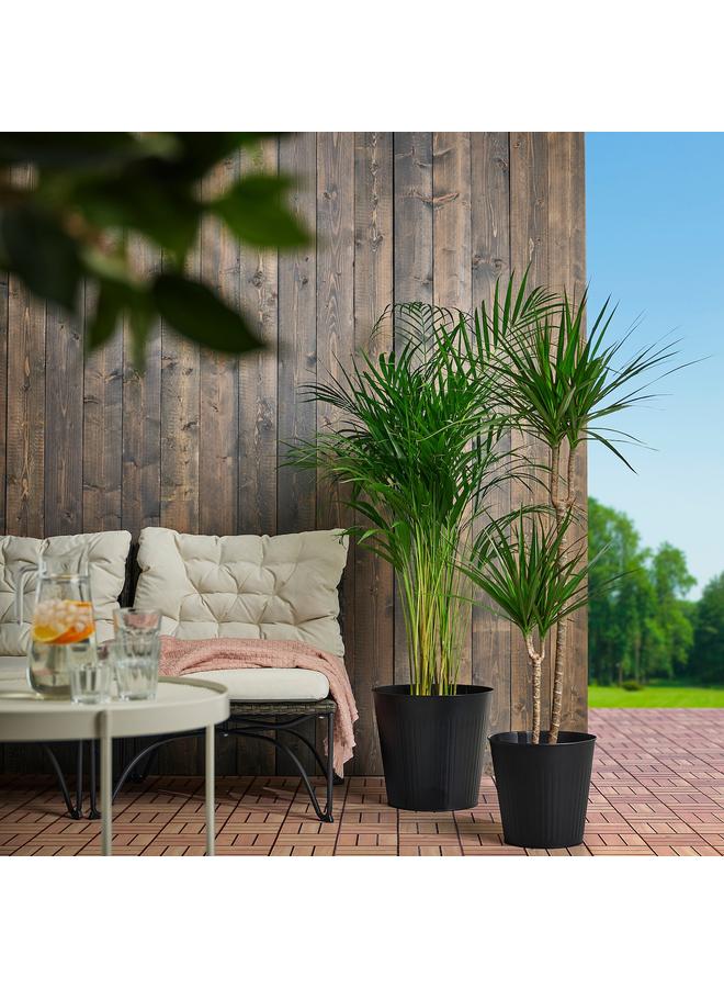 Zaboon Plant pot, in/outdoor/anthracite, 24 cm - Image 3