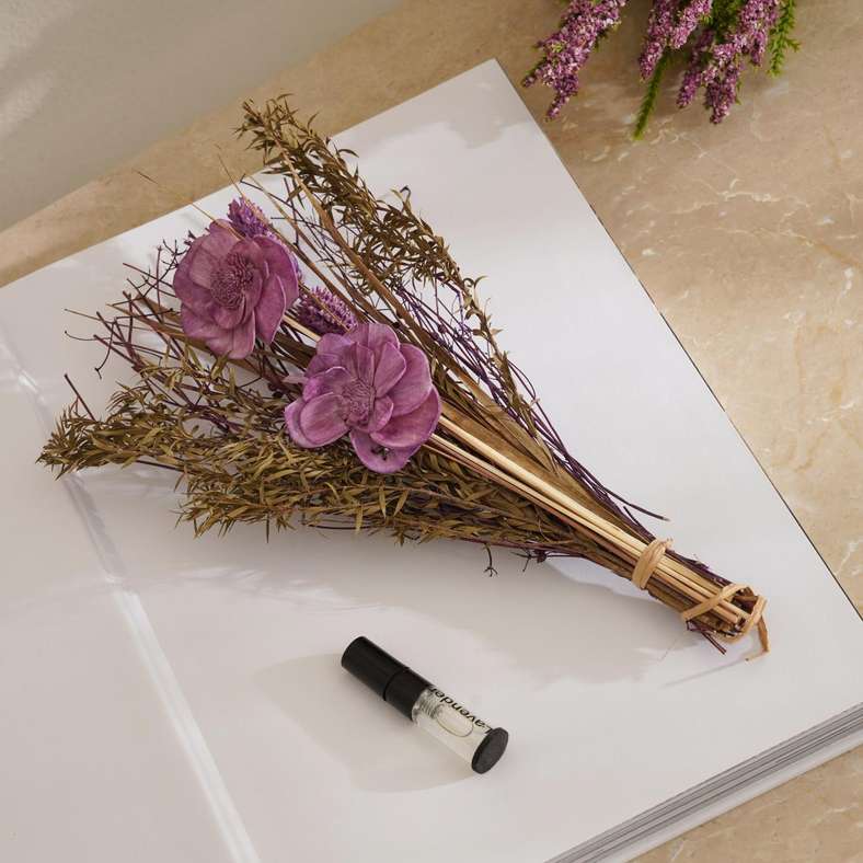 Pan Home باقة زهور وادي الجمشت لتزيين المنزل