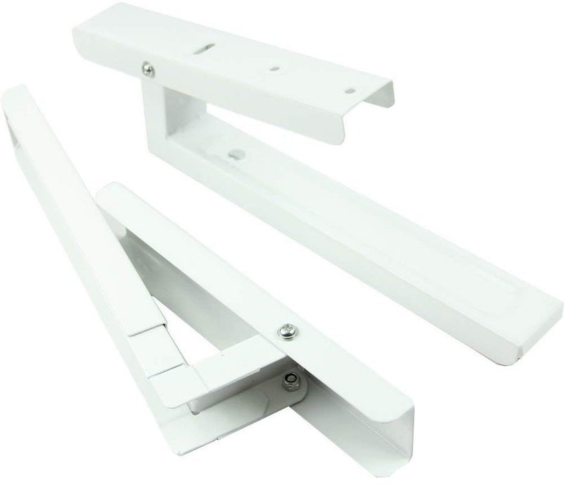 Lepose Oven stand wall Mounted Oven stand for kitchen wall mount stand Iron 14inch Universal Microwave Oven Wall Mount Stand Ivory - Image 1