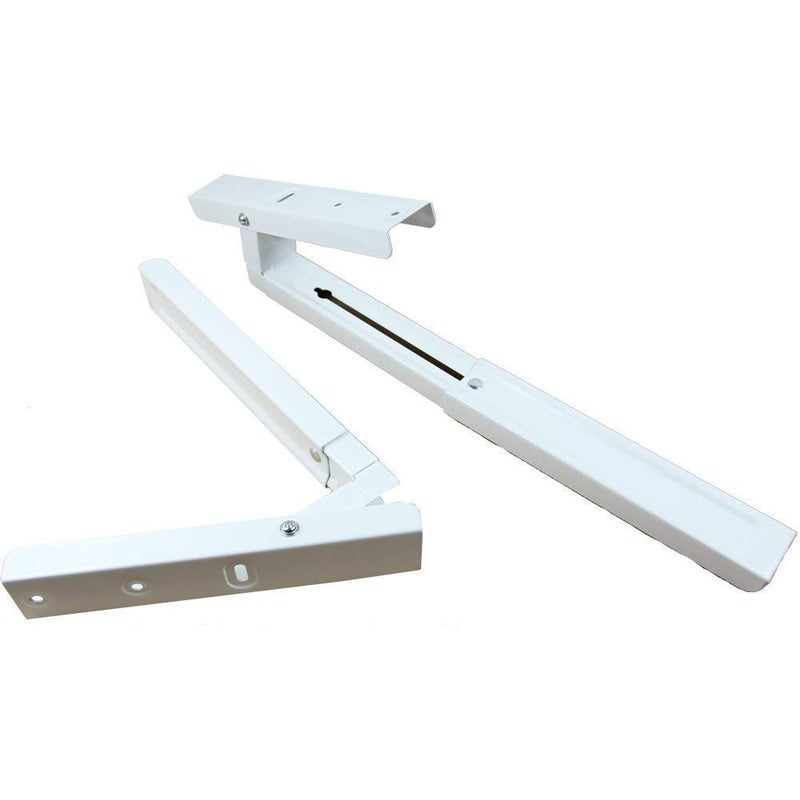 Lepose Oven stand wall Mounted Oven stand for kitchen wall mount stand Iron 14inch Universal Microwave Oven Wall Mount Stand Ivory - Image 2