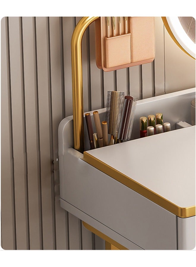 keke Makeup Vanity Table Dressing Table Flip Mirror With Drawers 100 cm - Image 3