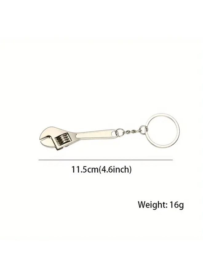Figure II Mini Vernier Caliper Keychain Dual Measurement Tool Zinc Alloy Portable 0 40mm Range - Image 5