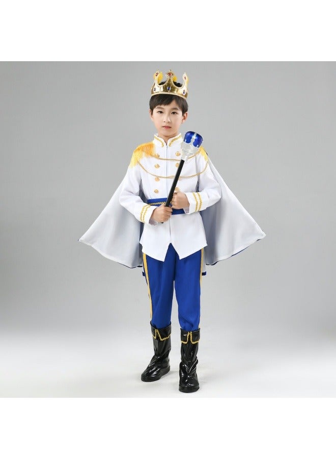 general Children's king prince costume boys cosplay prince performance role-playing king performance costume suitable for height 100cm-150cm - Image 1