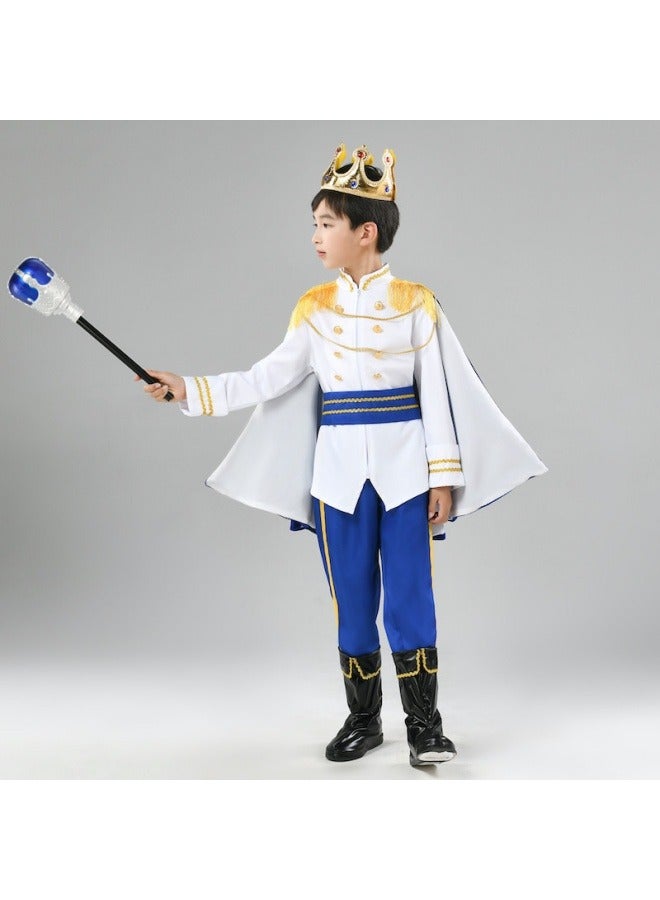 general Children's king prince costume boys cosplay prince performance role-playing king performance costume suitable for height 100cm-150cm - Image 2