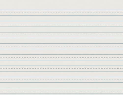 School Smart Skip-A-Line Ruled Writing Paper, 1/2 Inch Ruled Long Way, 11 x 8-1/2 Inches, Pack of 500,White - Image 5