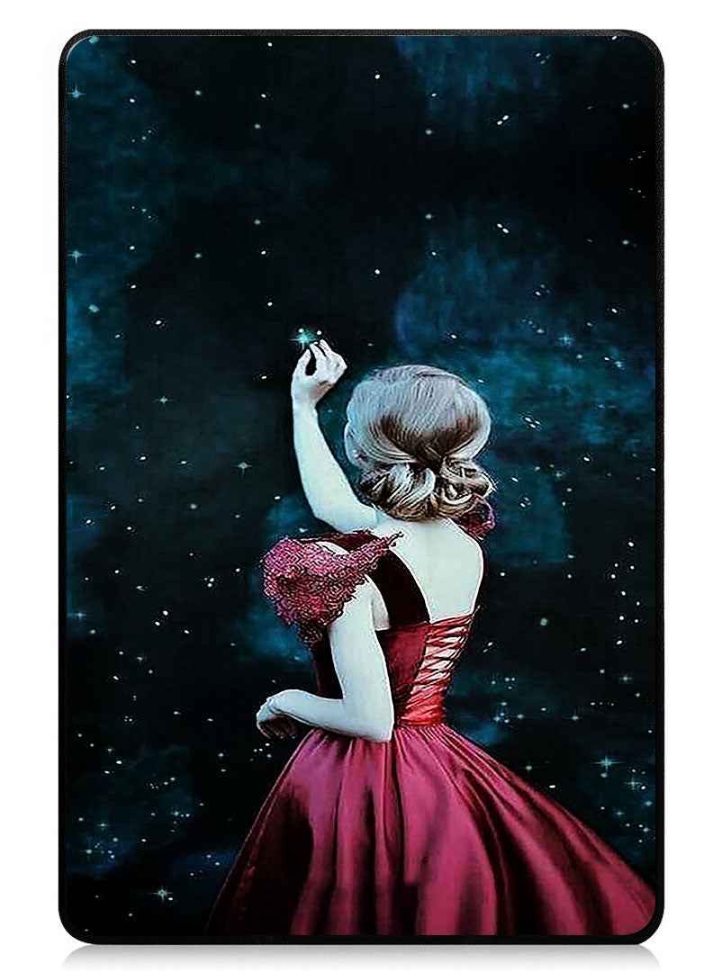 Theodor Protective Flip Case For Xiaomi Pad 7 & Xiaomi Pad 7 Pro With Trifold Stand Auto Wake Sleep Shockproof Cover - Girl Touching Star - Image 1