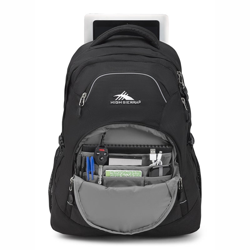 High Sierra Access 2.0 Laptop Backpack, Black, One Size - Image 4