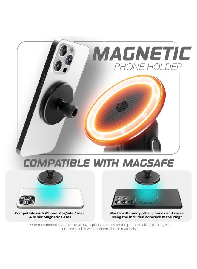 tackform Link Vent Phone Mount Compatible with 2016-2023 Toyota Tacoma and 2014-2021 Toyota Tundra | Aluminum | Zero Slip | Compatible with MagSafe | Universal Magnetic Holder | 2" Arm | Black Knob - Image 5