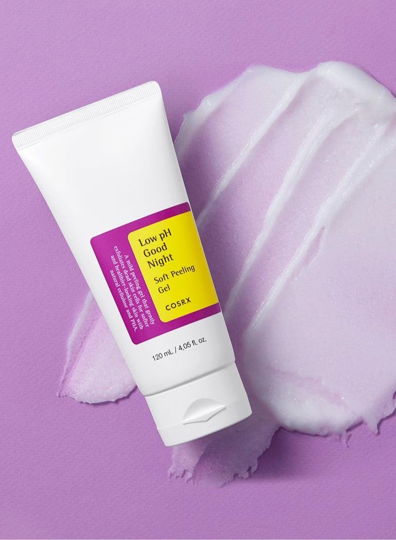 COSRX Low pH Goodnight Soft Peeling Gel Mildly Exfoliating PHA Skincare For Sensitive Skin 120ml - Image 2