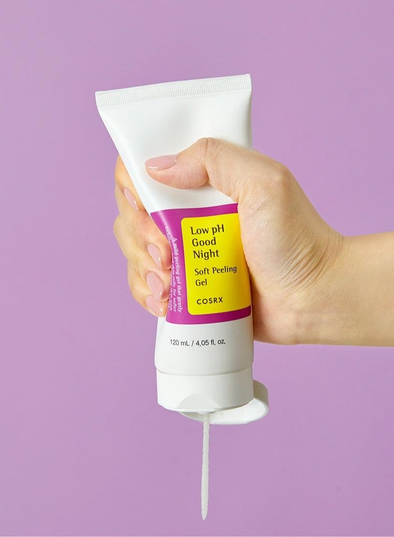 COSRX Low pH Goodnight Soft Peeling Gel Mildly Exfoliating PHA Skincare For Sensitive Skin 120ml - Image 4
