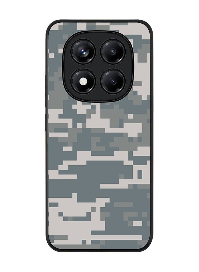 Slim Protective Phone Case with Digital Camo Design – Shock Absorbing, Camera Lens Guard, Daily Wear & Travel Use – Fits Xiaomi Redmi Note 14 Pro 5G and X7 5G - Image 1