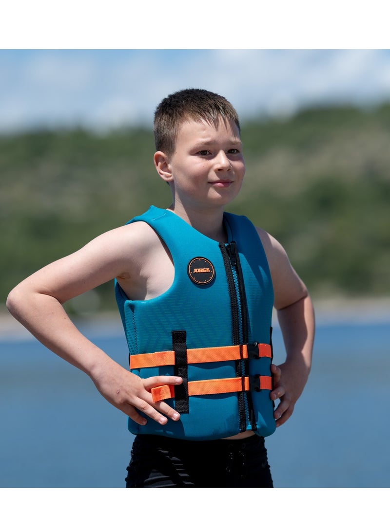 Jobe Neoprene Vest Youth Teal - Image 1