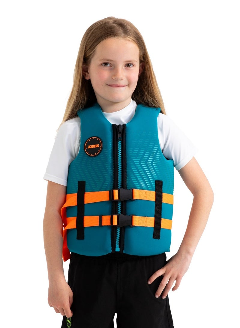 Jobe Neoprene Vest Youth Teal - Image 2