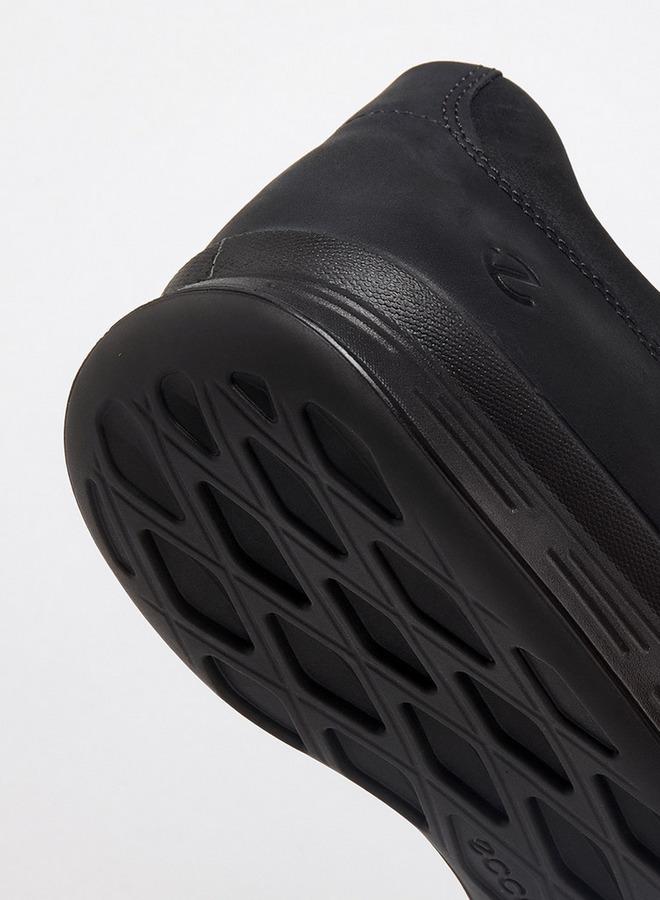 ECCO Men Leather Lace-Up Ankle Sneakers - Image 5