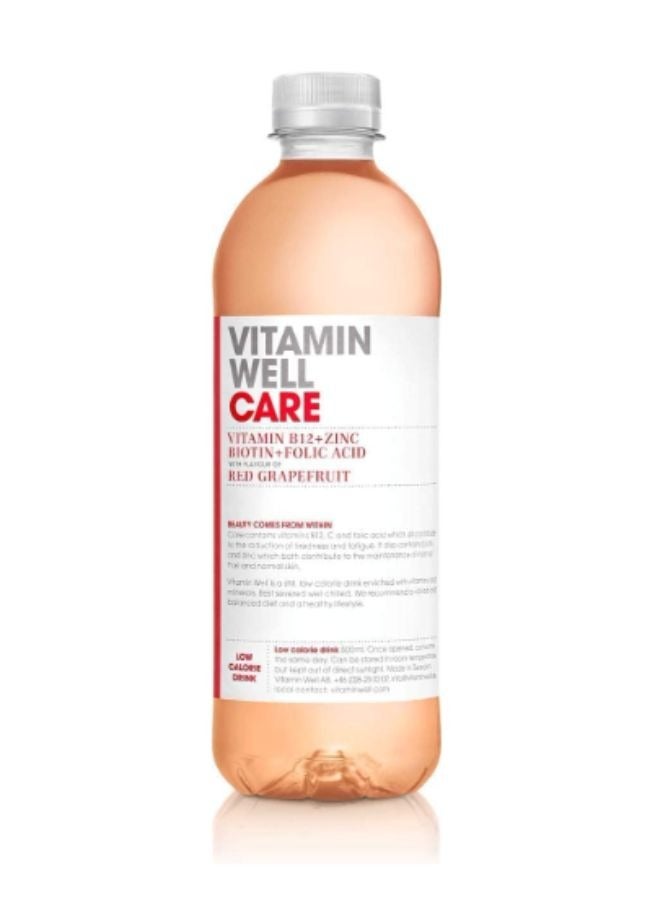 Vitamin Well Care Red Grapefruit with Vitamin B12 Plus Biotin and Folic Acid Bottle - Image 1