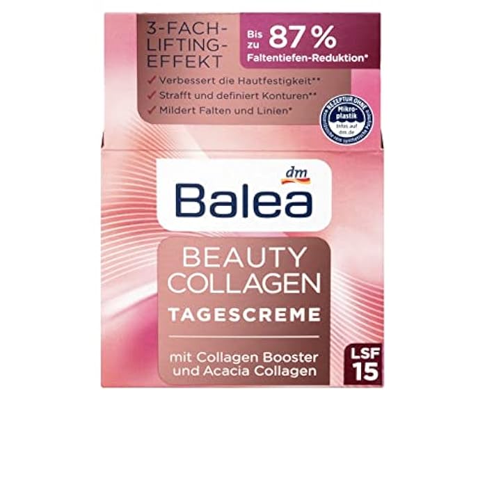 Balea Beauty Collagen Day Cream with Collagen Booster and Acacia Collagen, 50 ml - Image 3