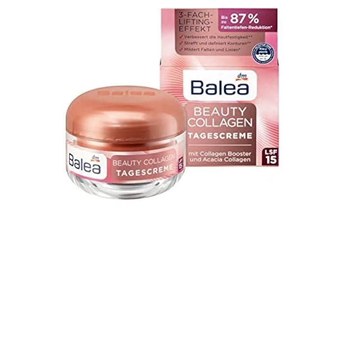 Balea Beauty Collagen Day Cream with Collagen Booster and Acacia Collagen, 50 ml - Image 1