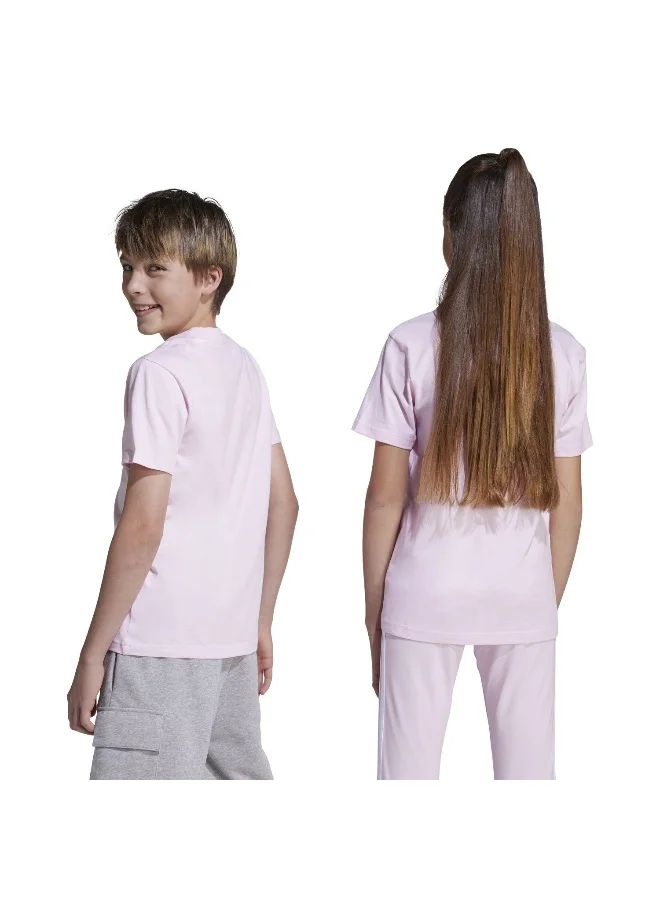 اديداس تيشيرت أطفال وردي بأكمام قصيرة