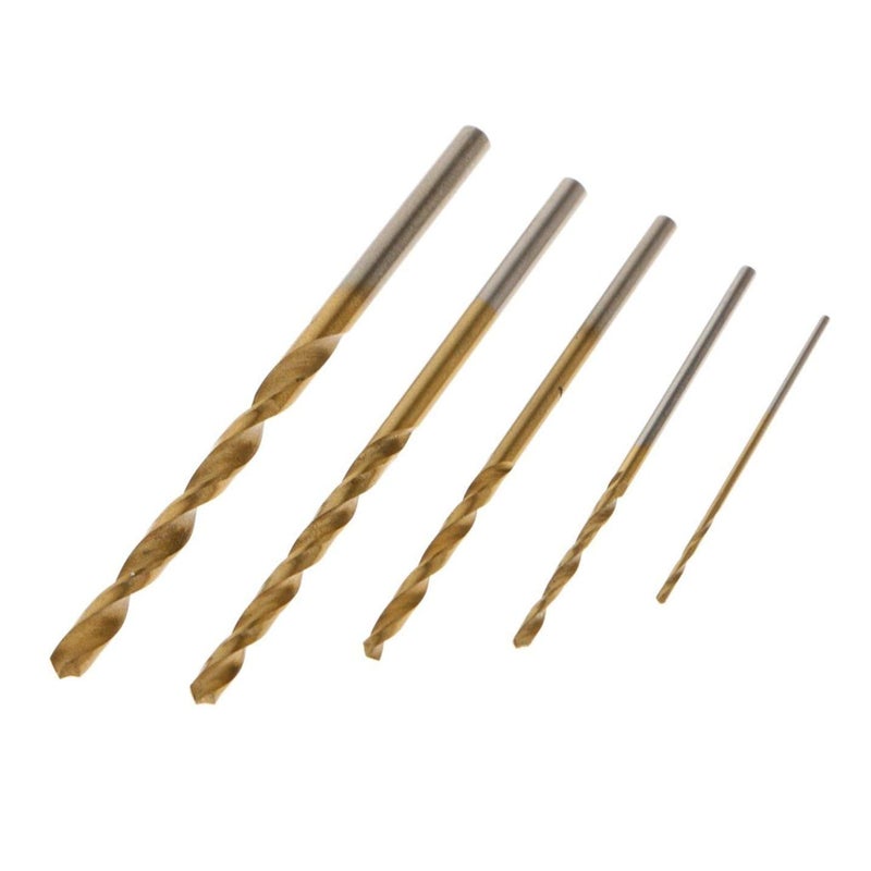 Robodo Pack of 50 pcs Standard Metal Hss Twist Drill Bits Straigth Shank - Image 3