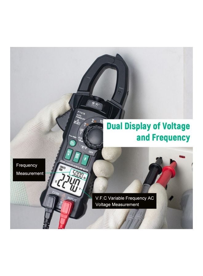 NIBEMINENT Temperature Testing Multifunctional Dual Display Meter Black 22x5x11.50cm  - Image 5