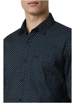 Peter England Peter England Men's Everyday Ditsy Print Slim Fit Full Sleeve Casual Shirt | 100% Cotton  - Image 5