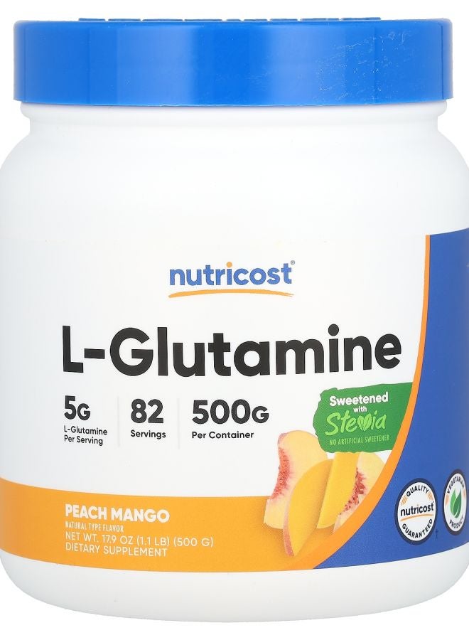 L-Glutamine Peach Mango 17.9 fl oz (500 g)
