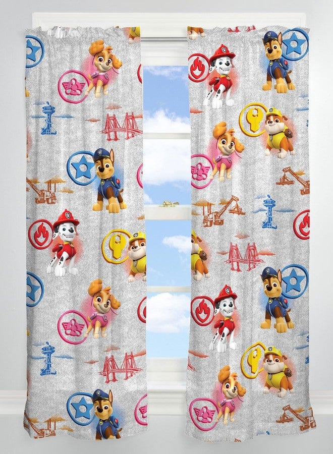 فرانكو ستائر فرانكو للأطفال بتصميم باو باترول، ستائر معتمة للغرفة، مقاس 84 بوصة × 63 بوصة - Image 2