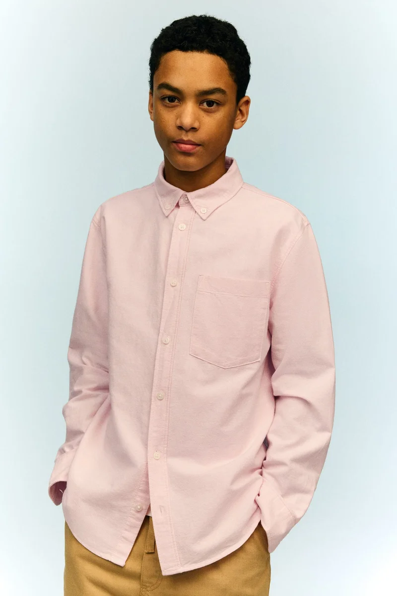 H&M Button-down cotton shirt