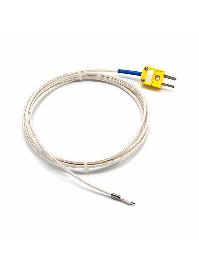 T-PRO K-Type Thermocouple Wire for Very High Temperature(0-1000℃) Fiberglass (1M Wire) - Image 2