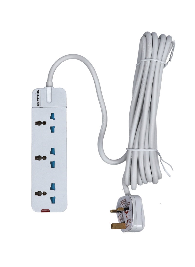 KRYPTON - 3 Way Universal Type Extension Socket  Board Plug - Image 1