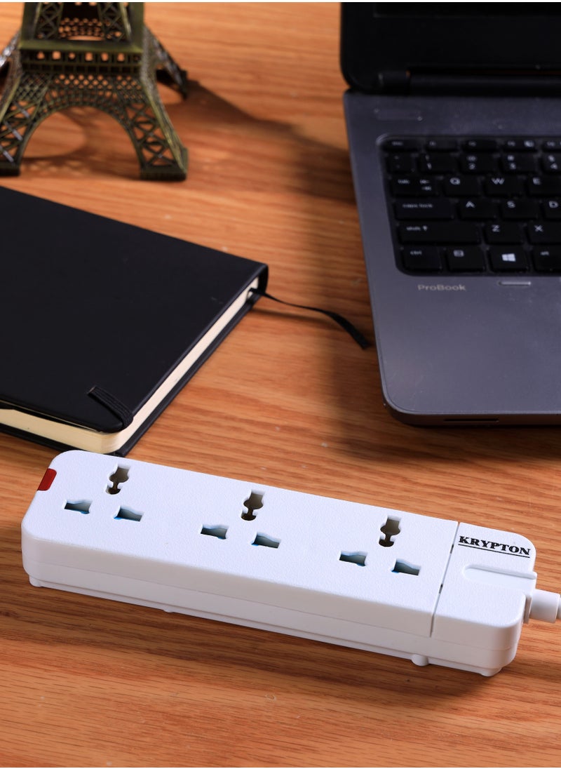 KRYPTON - 3 Way Universal Type Extension Socket  Board Plug - Image 1