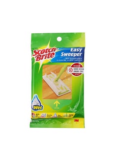Scotch  3M Scotch Brite Easy Sweeper Wet Disposable Cleaning Cloth Refill 