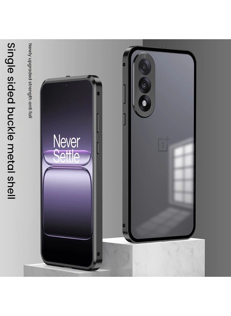 general Protective case compatible with OnePlus NORD 5, metal single-sided snap-on shockproof protective case, precision lens holes fully covered for protection. - Image 3