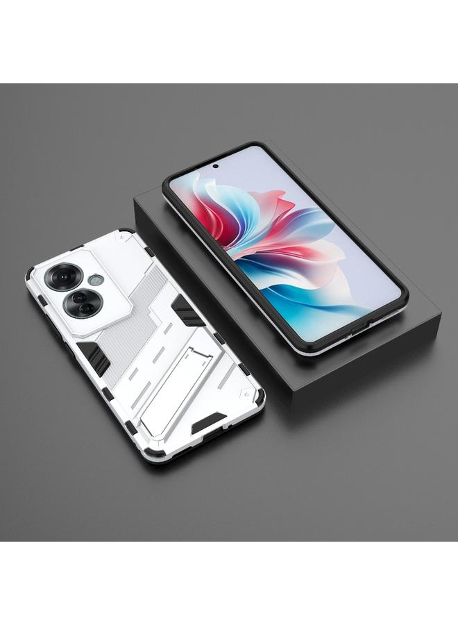 اس-توب جراب لهاتف OPPO Reno11 F 5G Global Punk Armor 2 في 1 PC + جراب هاتف TPU مع حامل - Image 2