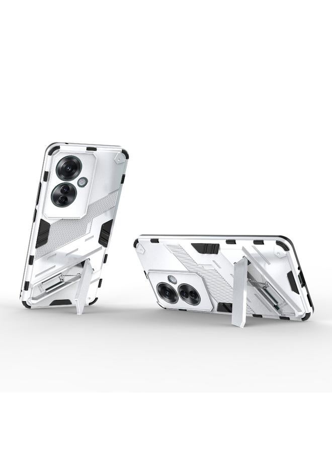 اس-توب جراب لهاتف OPPO Reno11 F 5G Global Punk Armor 2 في 1 PC + جراب هاتف TPU مع حامل - Image 4