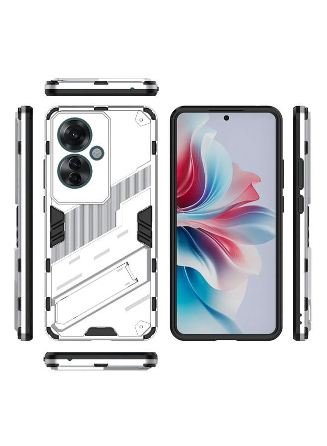 اس-توب جراب لهاتف OPPO Reno11 F 5G Global Punk Armor 2 في 1 PC + جراب هاتف TPU مع حامل - Image 3