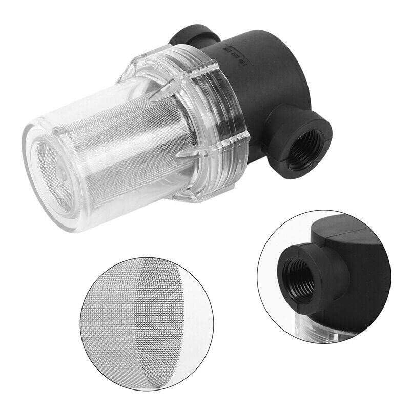 Winmax 1/2 Inch Water Tank Filter with 40 Micron Mesh | UV Protected, 100% Food Grade Material | Blocks Solid Impurities, Rust, Dirt, Sand | Compact Pre-Filter for Tank Outlet, RO Line, and Pumps - Image 3