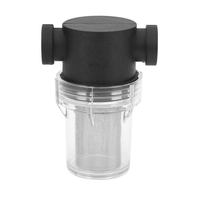 Winmax 1/2 Inch Water Tank Filter with 40 Micron Mesh | UV Protected, 100% Food Grade Material | Blocks Solid Impurities, Rust, Dirt, Sand | Compact Pre-Filter for Tank Outlet, RO Line, and Pumps - Image 1