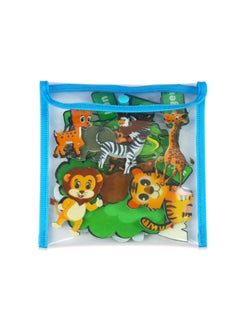 Generic Storytelling Felt Pieces Create Your Own Zoo Forest Animal Felt Pieces Early Education Enlightenment Understanding Teaching Aids-Color:Basket Edge-Specifications:19*20cm  - Image 1
