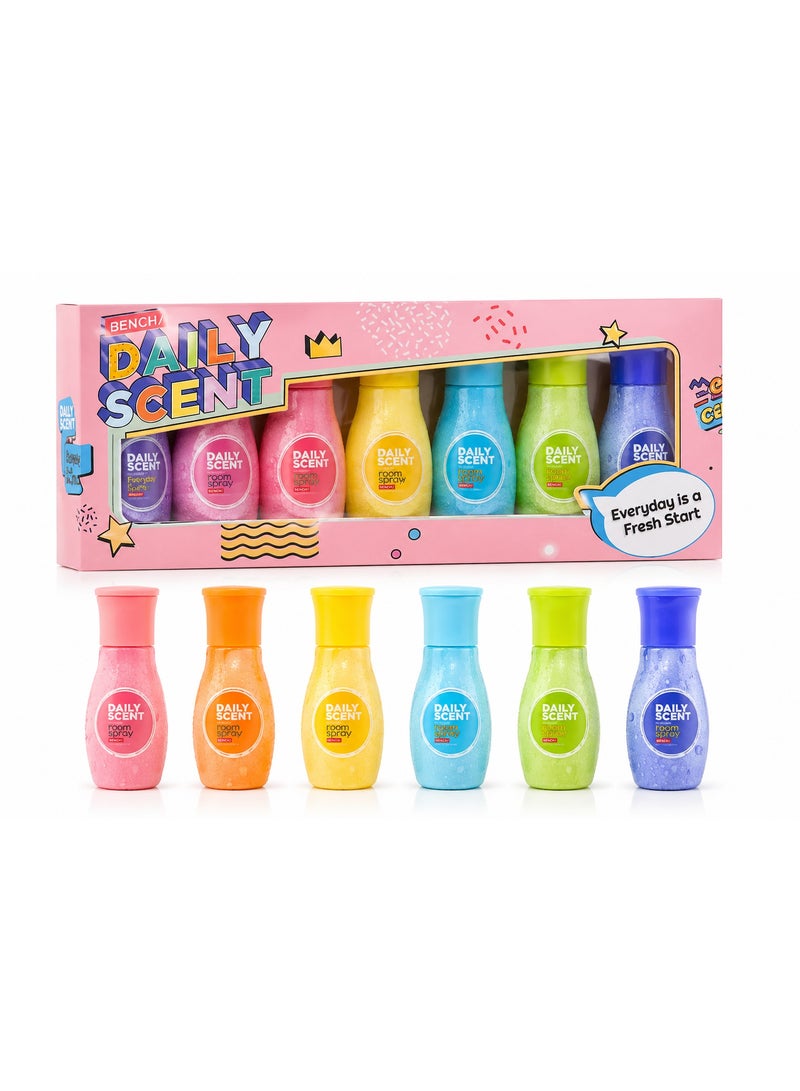 بينش Bench مجموعة عطور يومية، 6 روائح منعشة، 25 مل لكل زجاجة - Image 1