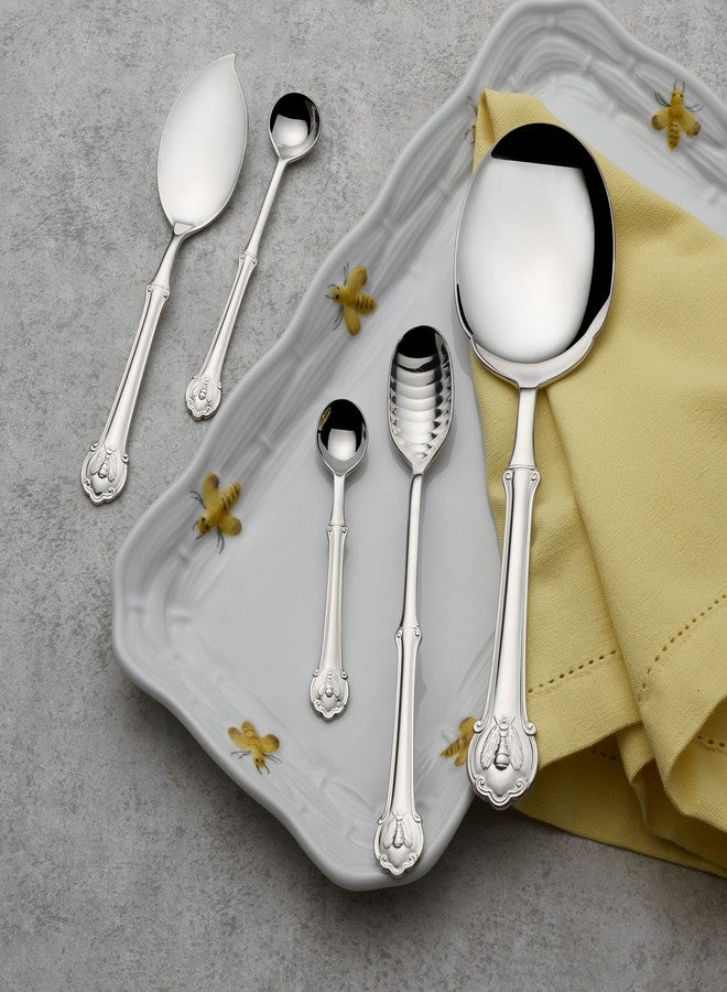 Wallace 18.10 Napleon Bee 5 Piece Spoon Set,Silver,5272010 - Image 4