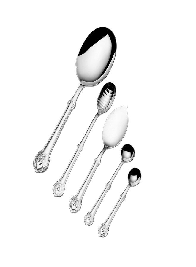 Wallace 18.10 Napleon Bee 5 Piece Spoon Set,Silver,5272010 - Image 2