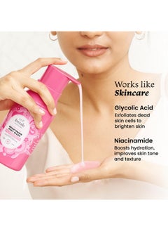foxtale Foxtale Brightening Body Wash | Glycolic Acid & Niacinamide for Glowing Skin | Removes Tan & Evens Skin | 6+ hrs odour control | SLS-Free | Body Wash for Women & Men | All Skin Type | 250 ml  - Image 3