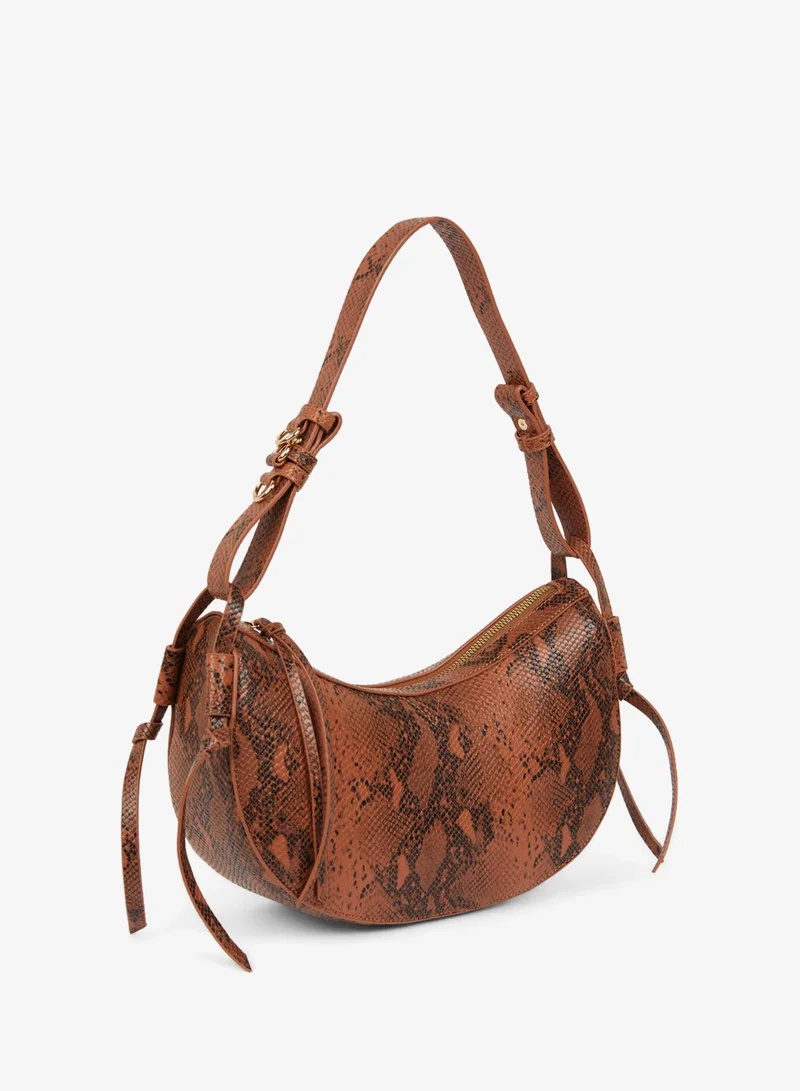 Defacto  Woman Faux Leather Snakeskin Patterned Shoulder Bag for Women | Best Price UAE