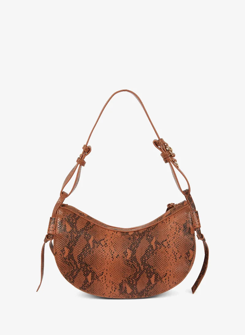 Defacto  Woman Faux Leather Snakeskin Patterned Shoulder Bag for Women | Best Price UAE